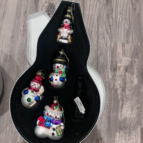 Festive Snowman Ornaments Set - Picture 3 of 3